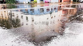 雨,镜像,院