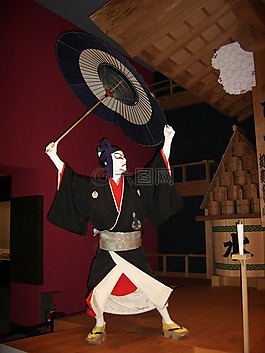 日本,东京,纸伞