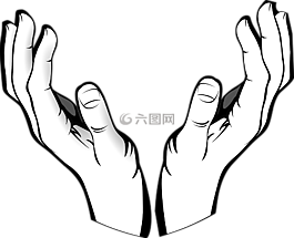 手,开放,接收