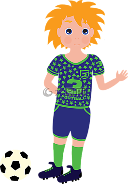 足球,足球运动员,男孩