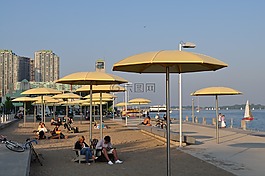 城市沙滩,多伦多,码头