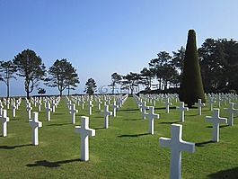 公墓,奥马哈海滩坟场,美国军事公墓