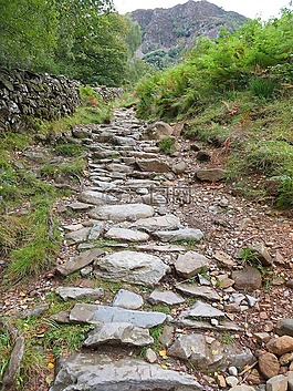 崎岖,通路,度