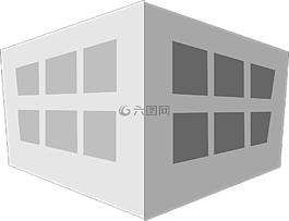 盒,建设,办公室