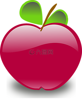苹果,赤红,红色