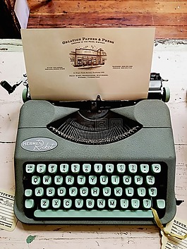 打字机,深青色,爱马仕