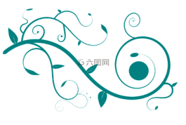 矢量,装饰,花卉