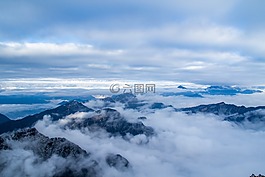 云海,风景,山脉