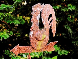 天气风向标,哈恩,铁