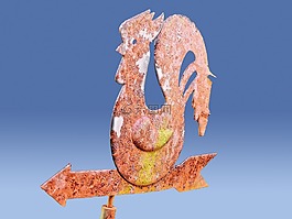 天气风向标,哈恩,铁