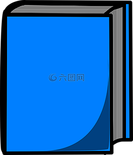 书,关闭,蓝色