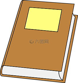 书,关闭,棕色