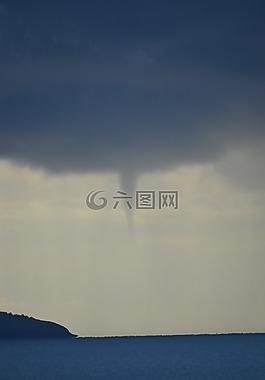 水,漏斗,旋风