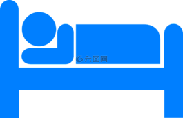 床,图标,睡眠