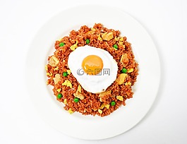 嗲,炒饭,炒蛋