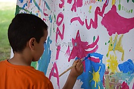 绘画,儿童,绘图