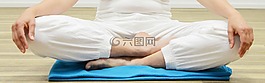 冥想,坐,打坐