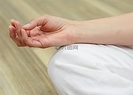 打坐,重点,手指