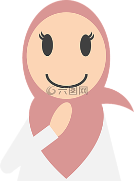 muslim,vector,female muslim