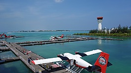 水上飞机,马累,旅游
