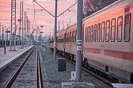 火车,火车站,旅行