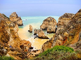 海,海岸,阿尔加维