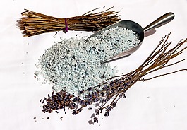美,浴盐,熏衣草