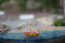 玩具,船,玩具船