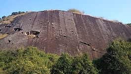 风景,丹霞地貌,断崖