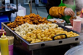 韩国街食品,汉城,韩国