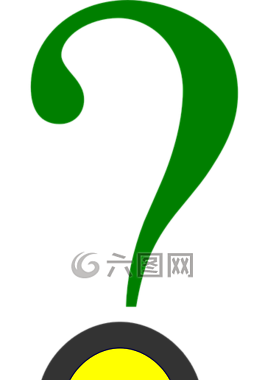 问号,头,符号