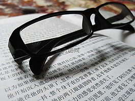 图书,眼镜,微距