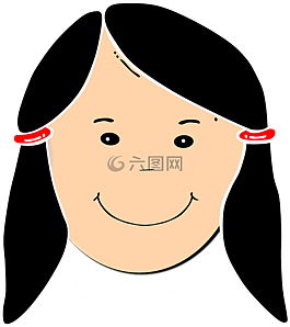 女孩头图片_女孩头素材_女孩头模板免费下载-六图网