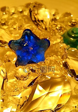 明星,玻璃艺术,水晶玻璃