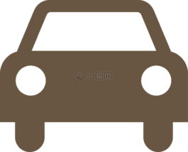 车,侧影,前