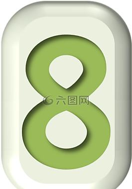 数字,按钮,形状