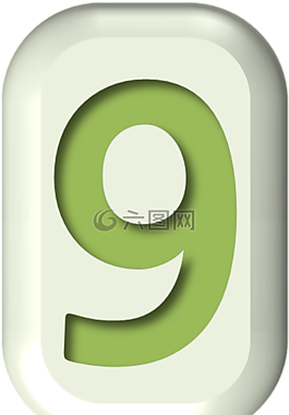 数字,按钮,形状