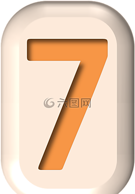 数字,按钮,形状