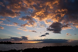 预订,海,abendstimmung
