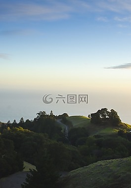 自然景观,丘陵,草