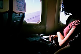 飞机,旅行,飞行