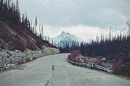 山,路,风景