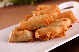 美食,油炸食品,春卷