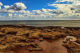 海滩,洛基,海岸