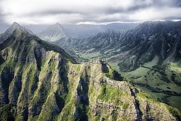 夏威夷,山,天空