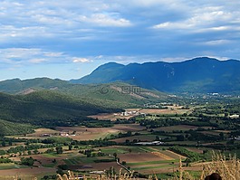 景观,山,小山