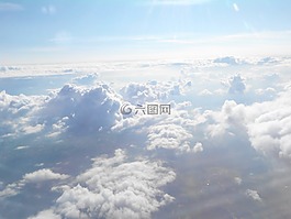 云,飞机,飞行