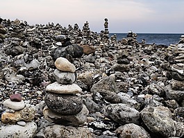 金石滩,海,石头