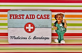 急救,护士,锡罐