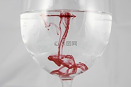 一杯,水,颜色